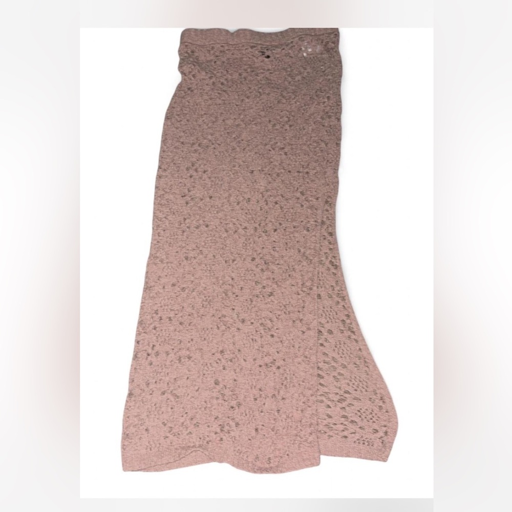 H&M Pink Asymmetrical Trumpet Maxi Skirt